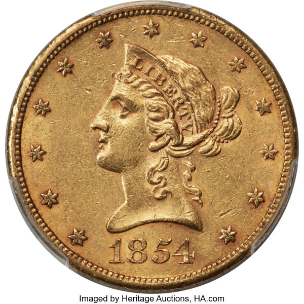 1854-S $10  MS thumbnail 4