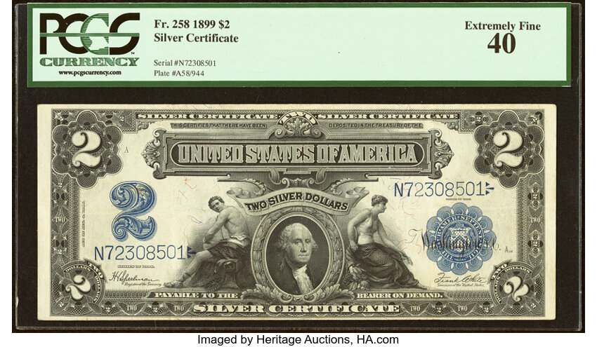 1899 $2  (Fr. 258) thumbnail 2