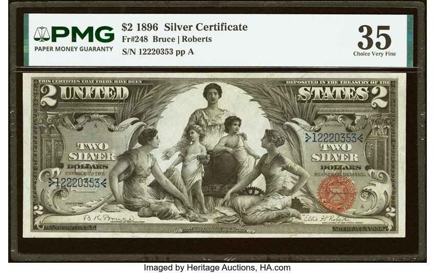 1896 $2  (Fr. 248) thumbnail 5