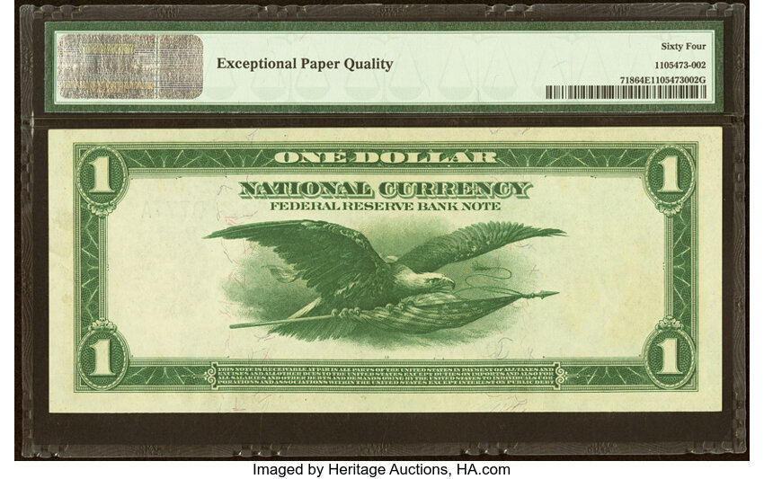 1918 $1  Cleveland (Fr. 718) thumbnail 13