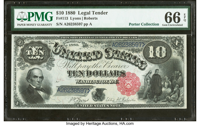 1880 $10  (Fr. 113) thumbnail 2