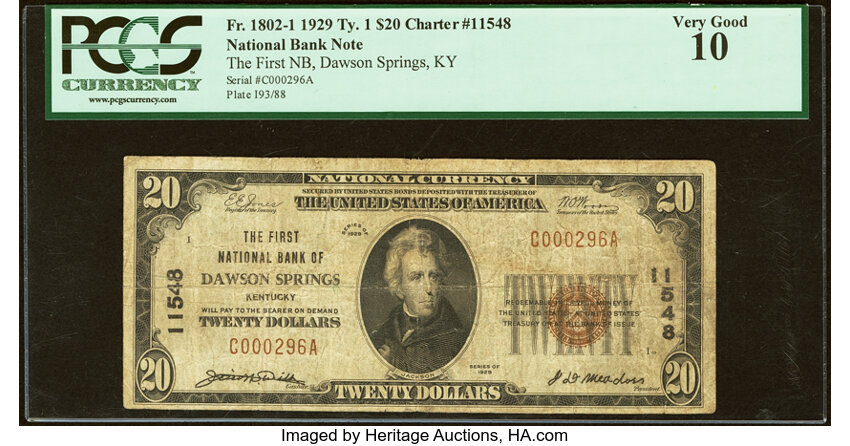 1929 $20  Type 1 (Fr. 1802-1) thumbnail 8