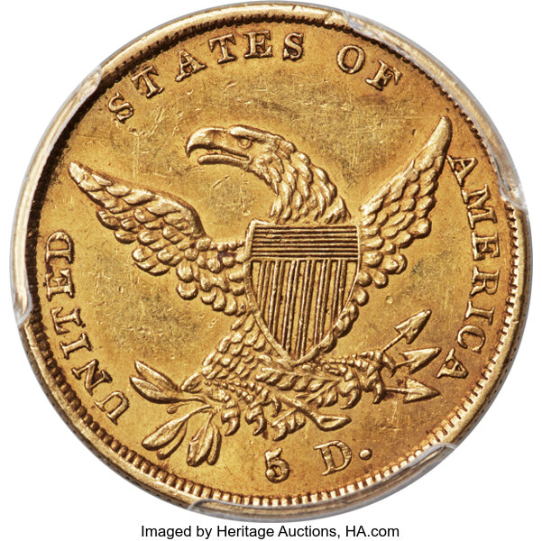 1837 $5  HM-2 MS thumbnail 8