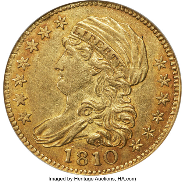 1810 $5  Large Date, Large 5, BD-4 MS thumbnail 2