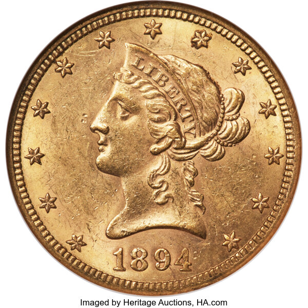 1894-S $10  MS thumbnail 2