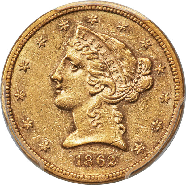 1862 $5  MS PL thumbnail 2