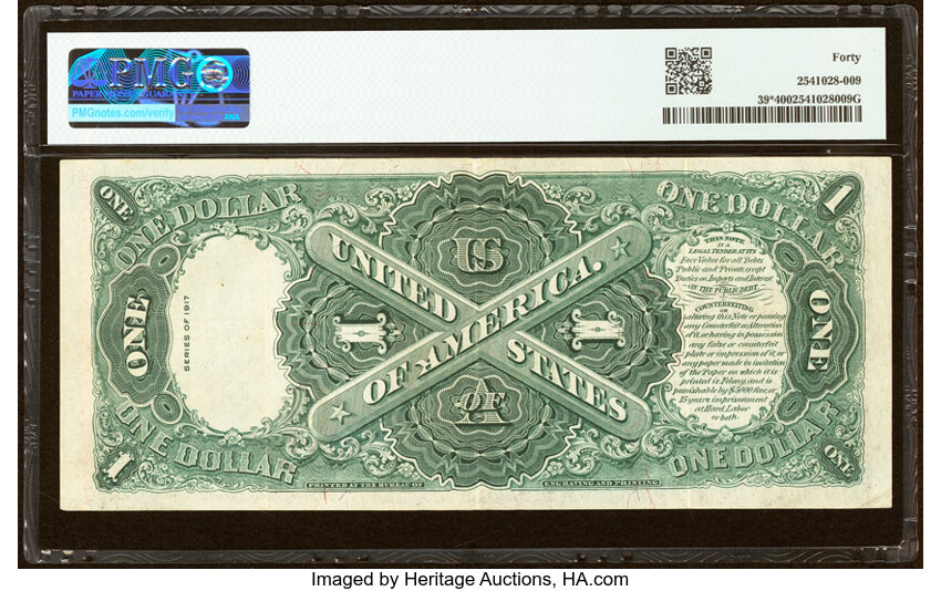 1917 $1  Mule, Star Replacement (Fr. 39m*) thumbnail 6