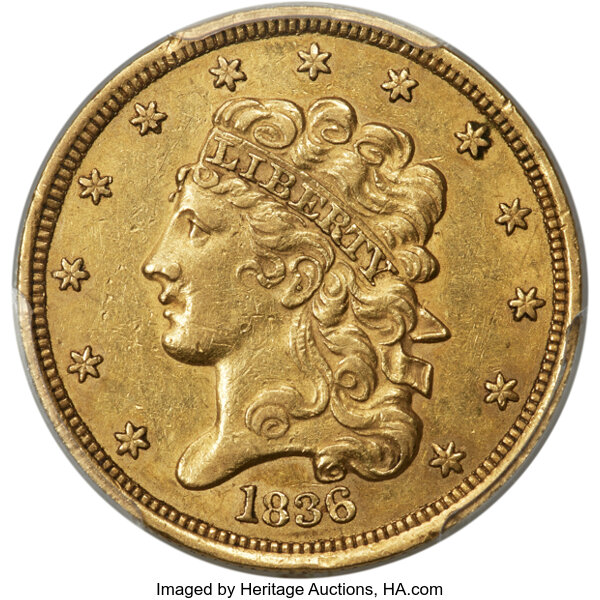 1836 $5  HM-6 MS thumbnail 2