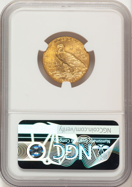 Indian Gold Half Eagle $5  1908-1929 [Type] MS64 thumbnail 2