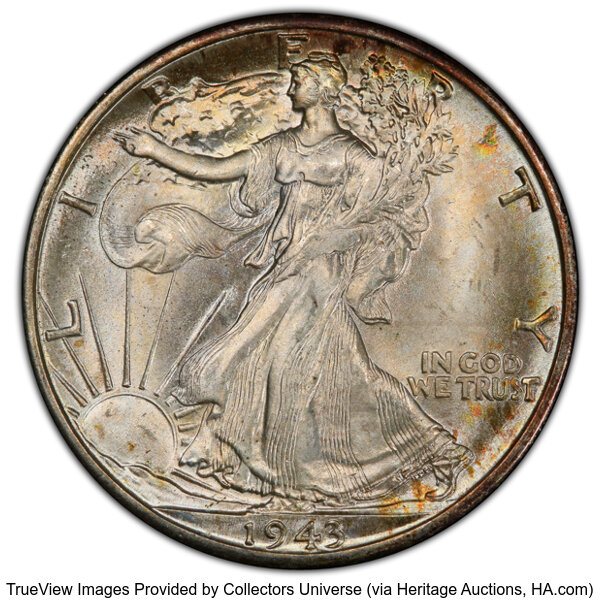 1943-D 50c MS thumbnail 3