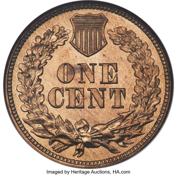 Indian Head Cent 1c Copper Nickel, 1860-1864 [Type] PR68 thumbnail 2