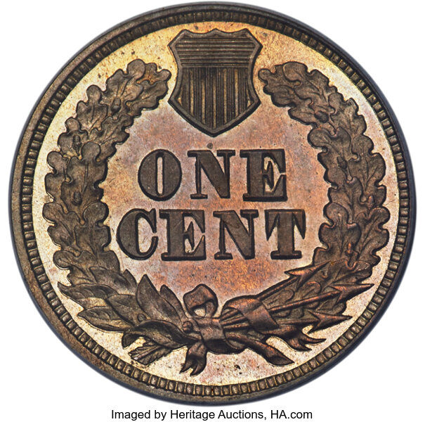 1863 1c AU50 CAC thumbnail 21