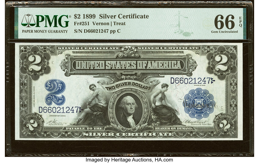 1899 $2  (Fr. 251) thumbnail 2