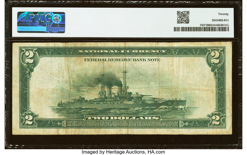 1918 $2  Atlanta, Star Replacement (Fr. 763*) thumbnail 2