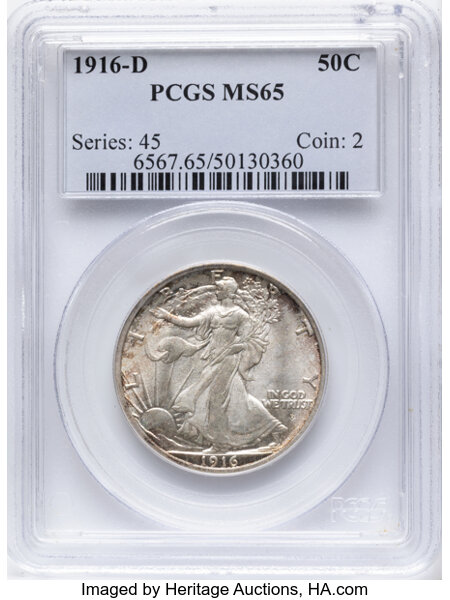 1916-D 50c MS thumbnail 6
