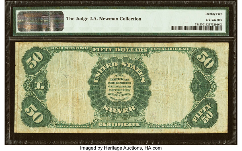1891 $50  (Fr. 334) thumbnail 3