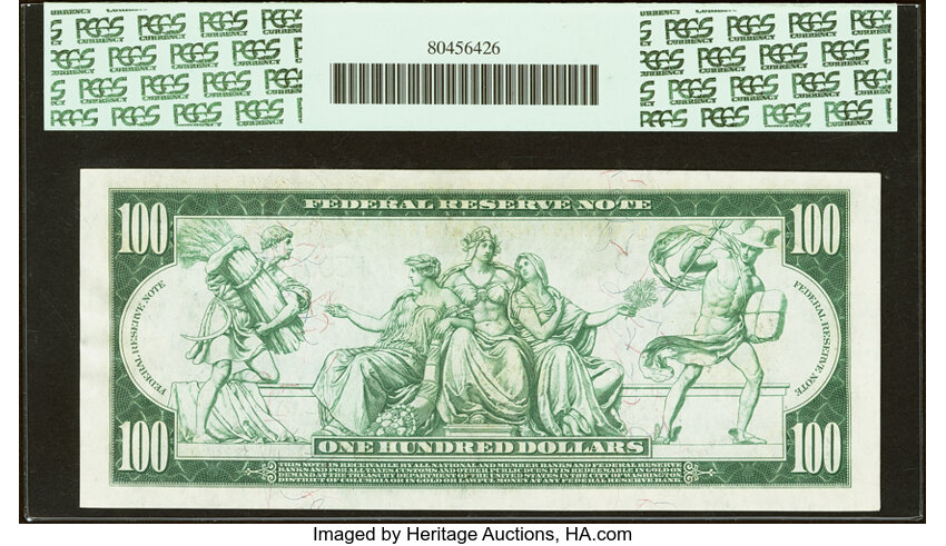1914 $100  Blue Seal, Atlanta (Fr. 1104) thumbnail 17