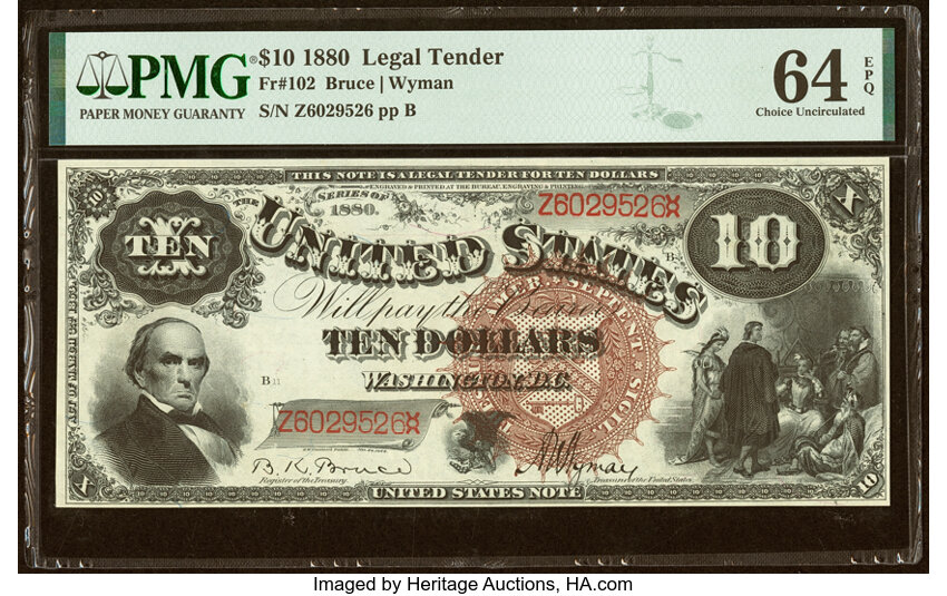 1880 $10  (Fr. 102) thumbnail 2