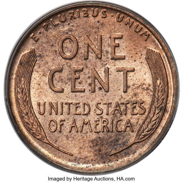 1922 no D 1c Strong Reverse, Die Pair 2 MS BN MS63 BN thumbnail 2