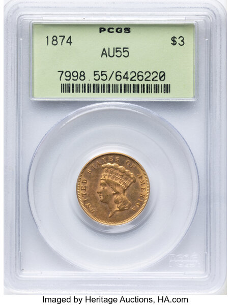 1874 $3  MS thumbnail 3