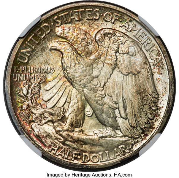 1938-D 50c MS67 thumbnail 2