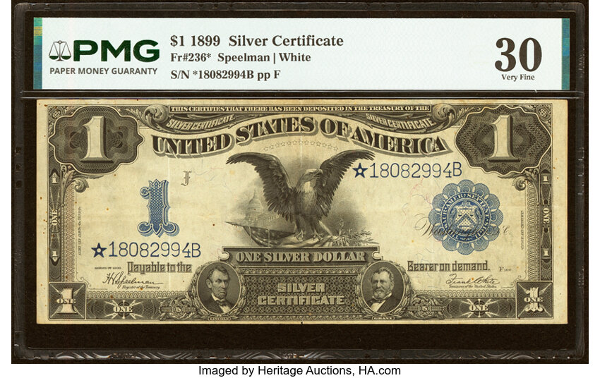 1899 $1  Star Replacement (Fr. 236*) thumbnail 3