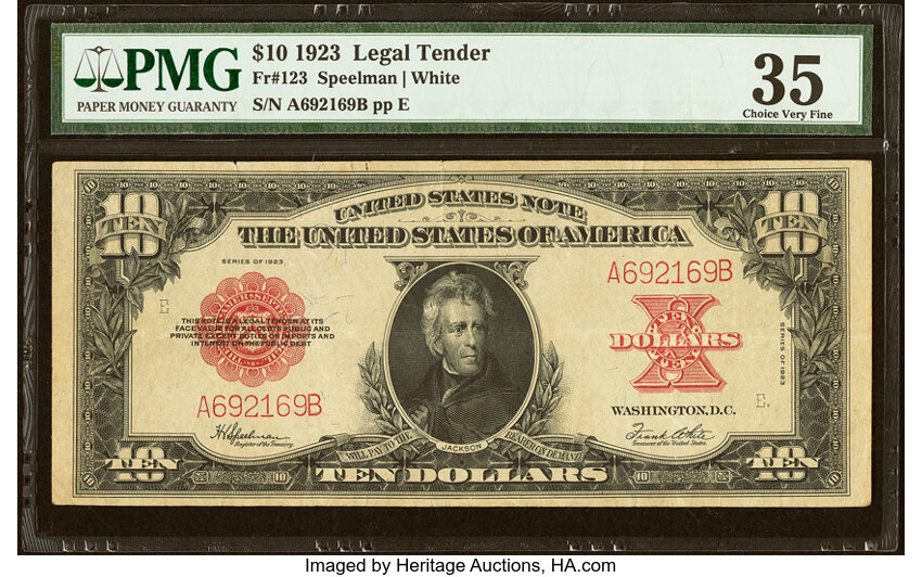 1923 $10  (Fr. 123) thumbnail 4