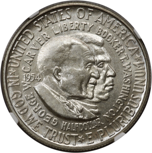 1954-D 50c Washington-Carver MS thumbnail 2