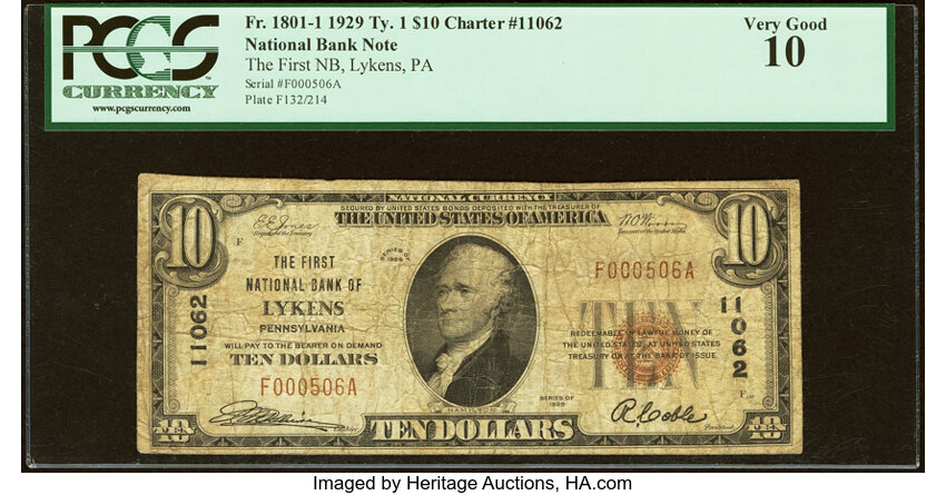 1929 $10  Type 1 (Fr. 1801-1) thumbnail 5