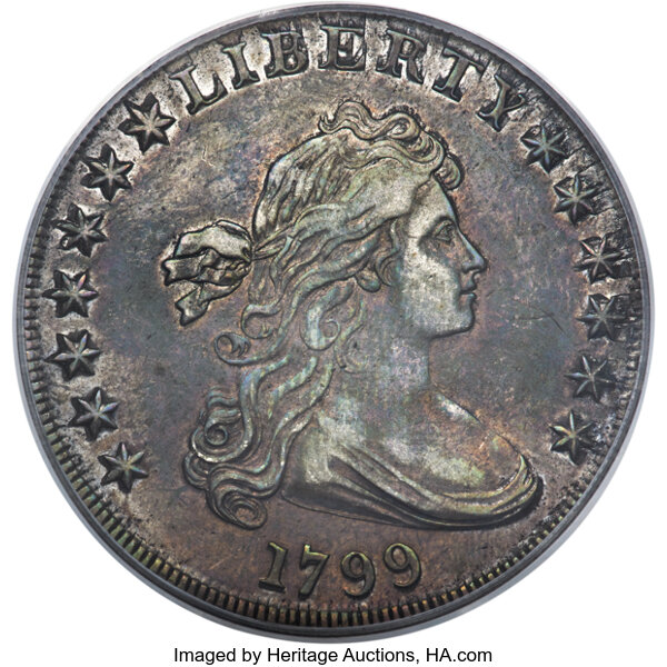 1799 $1  7x6 Stars, B-8, BB-165 MS thumbnail 2