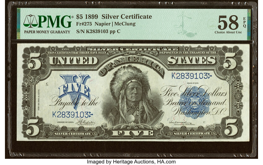1899 $5  (Fr. 275) thumbnail 5