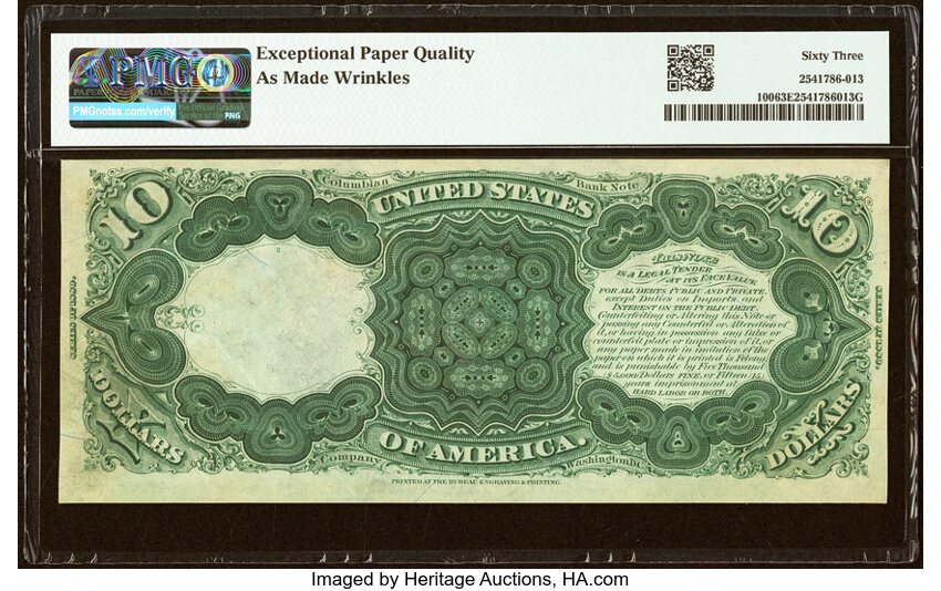 1880 $10  (Fr. 100) thumbnail 6