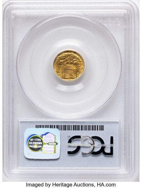 1922 G$1 Grant Memorial, without Star MS65 thumbnail 2