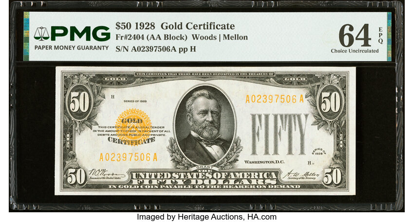 1928 $50  (Fr. 2404) thumbnail 4