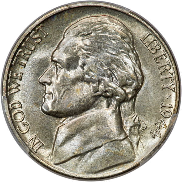 1944-D 5c Silver MS FS thumbnail 2