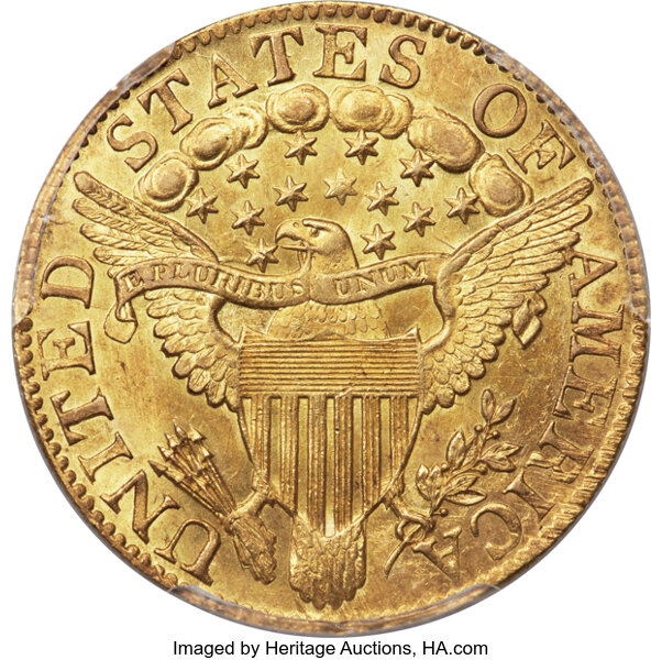 1804 $5  Small 8 over Large 8, BD-7 MS thumbnail 3