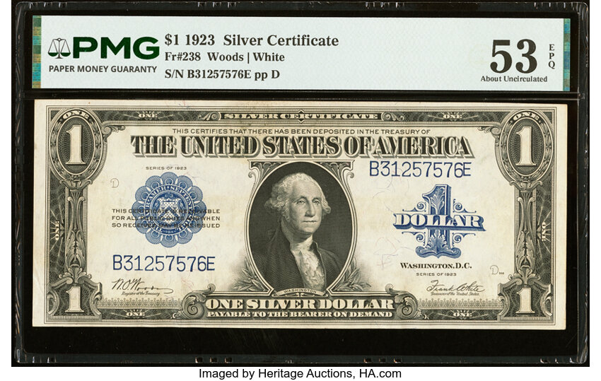 1923 $1  (Fr. 238) thumbnail 2