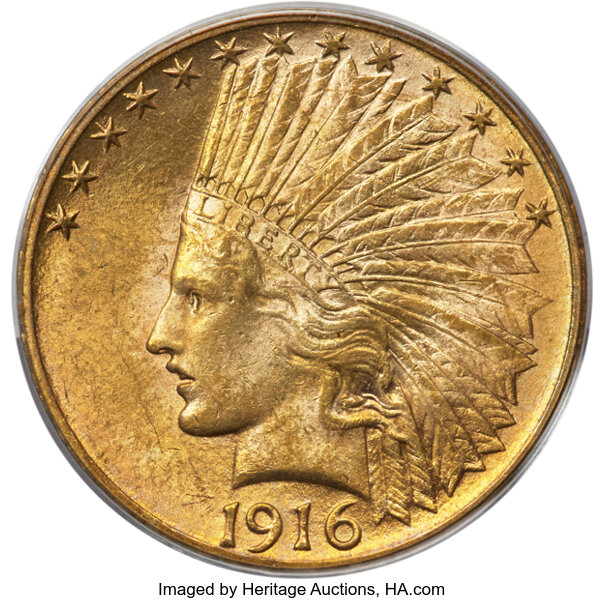 1916-S $10  MS thumbnail 4