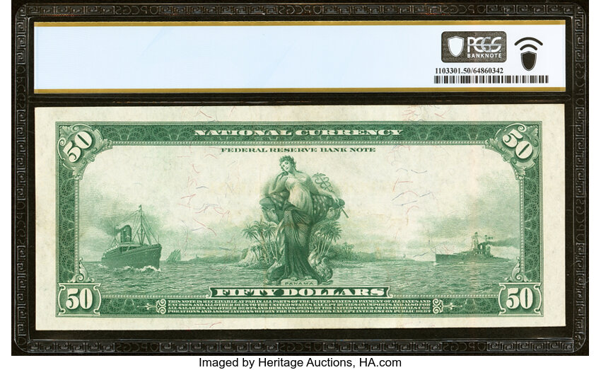 1918 $50  St. Louis (Fr. 831) thumbnail 6