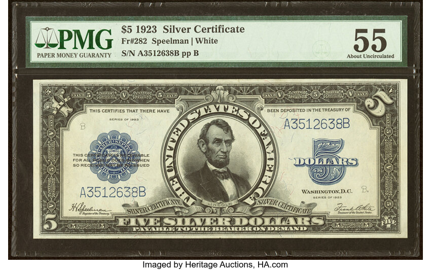 1923 $5  (Fr. 282) thumbnail 6