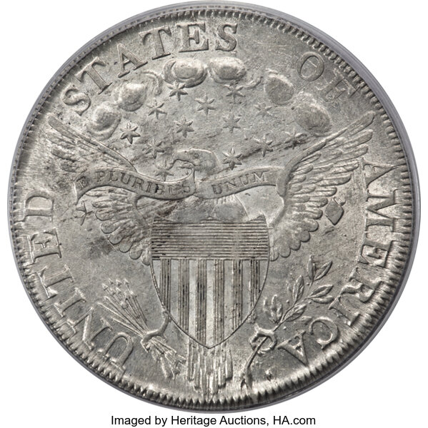 1799 $1  Irregular Date, 13 Stars, B-15, BB-152 MS thumbnail 4