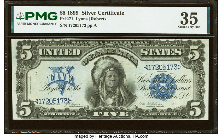1899 $5  (Fr. 271) thumbnail 3