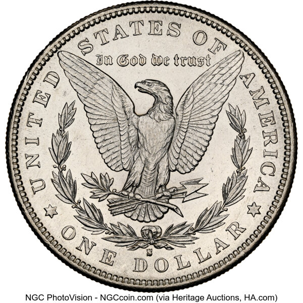 1884-S $1 AU58 thumbnail 4
