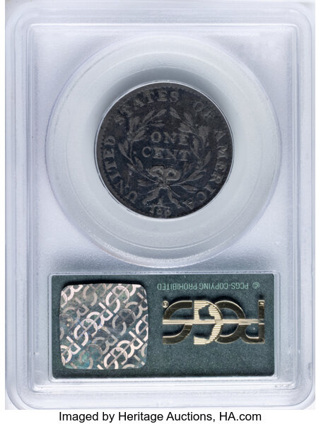 1794 1c Head of 1794, S-59  MS BN thumbnail 6