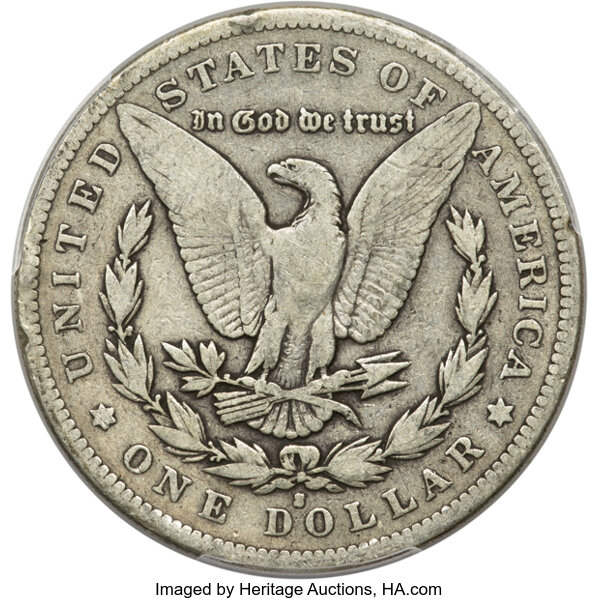 Morgan $1  Pre-1921 [Type] AG2 thumbnail 6