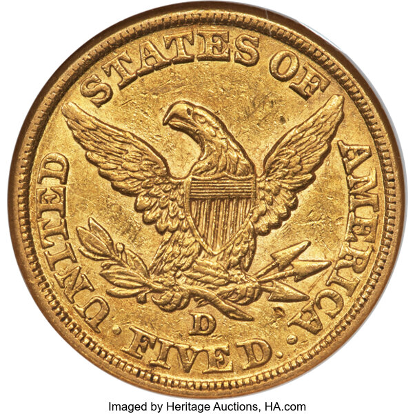 1856-D $5  MS thumbnail 13