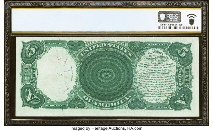 1880 $5  (Fr. 80) thumbnail 11