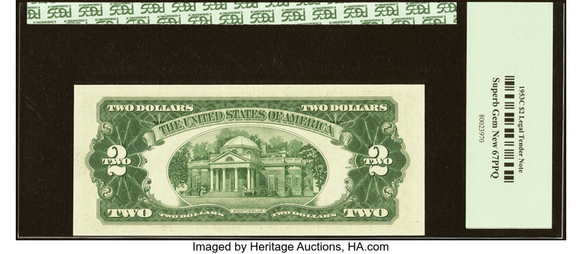1953C $2  Star Replacement (Fr. 1512*) thumbnail 7
