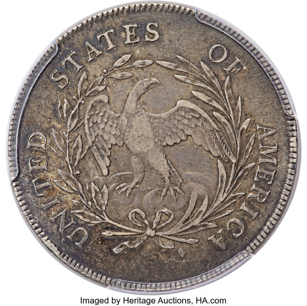 1798 $1  Small Eagle, 15 Stars Obverse, B-2, BB-81 MS thumbnail 5
