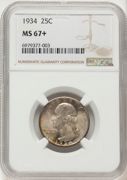 1934 25c Heavy Motto, FS-403 MS thumbnail 3